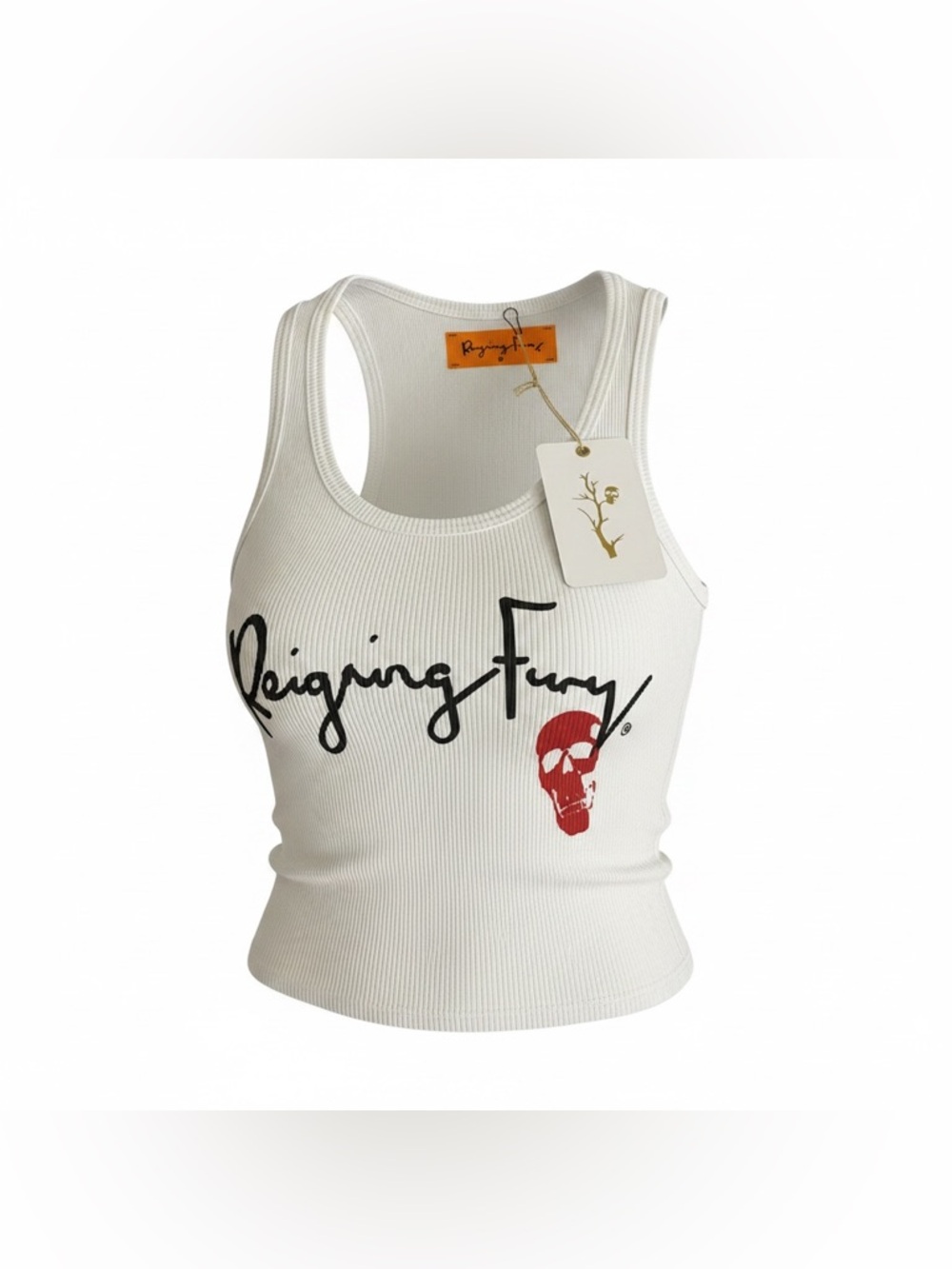 Reigning Fury Dead Oak Crop Tank